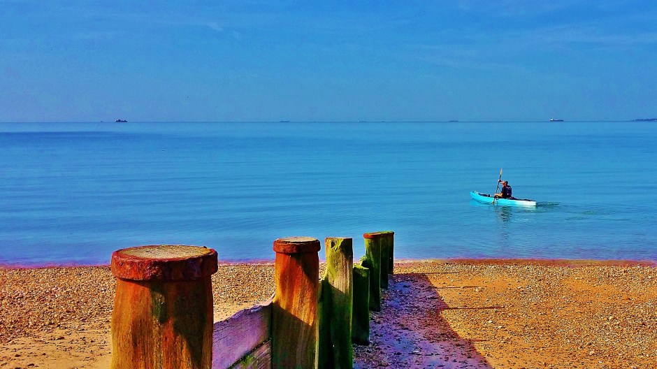 Hayling Island glass calm
