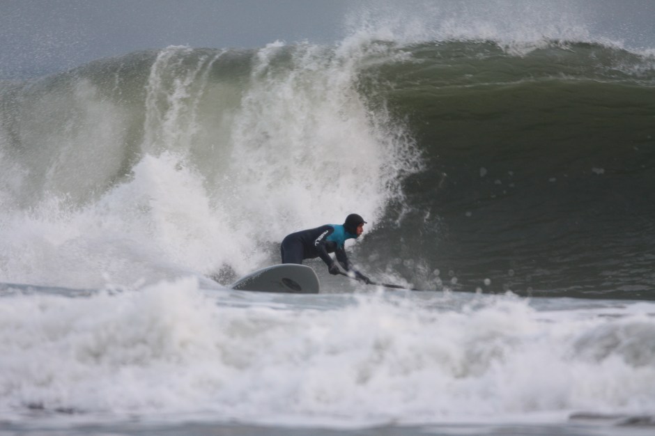 Chris Guts Griffiths big wave SUP