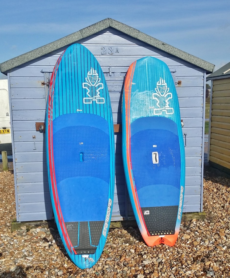 Starboard Pocket Rocket 8.5ft and Hyper Nut 7.4ft comparison test
