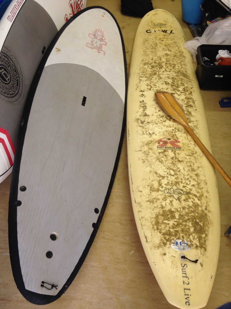 Surf Steps first SUPs