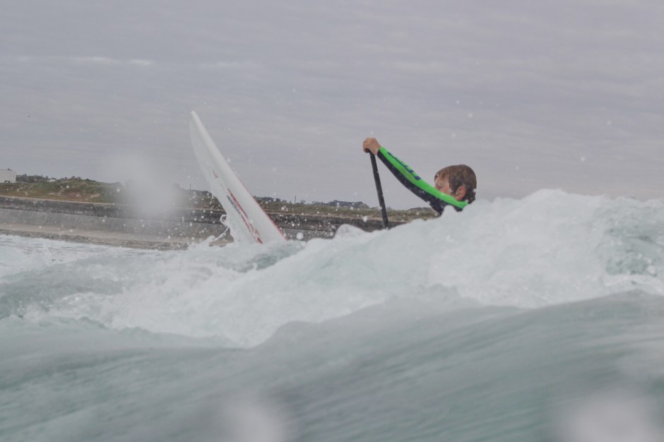 Toby Axford paddle out #1