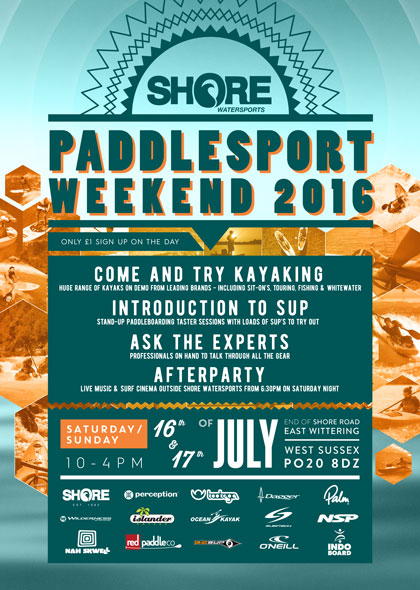Paddle Sport Weekend flyer