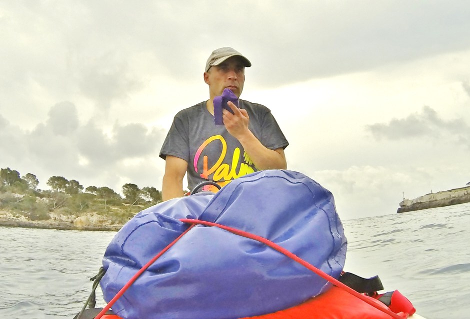 Dean Dunbar SUP rest stop Mallorca