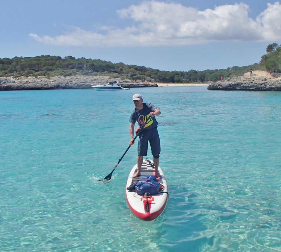 Dean Dunbar sightless SUP in Mallorca