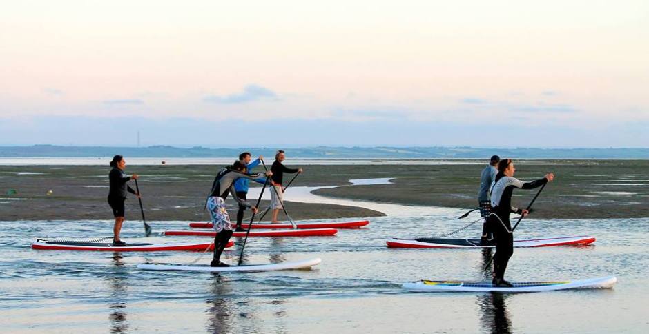 Wet N Dry SUP Club paddlers