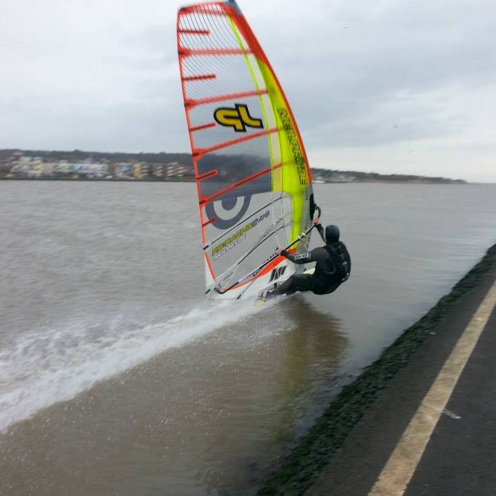 Ant Todd West Kirby speed windsurfing