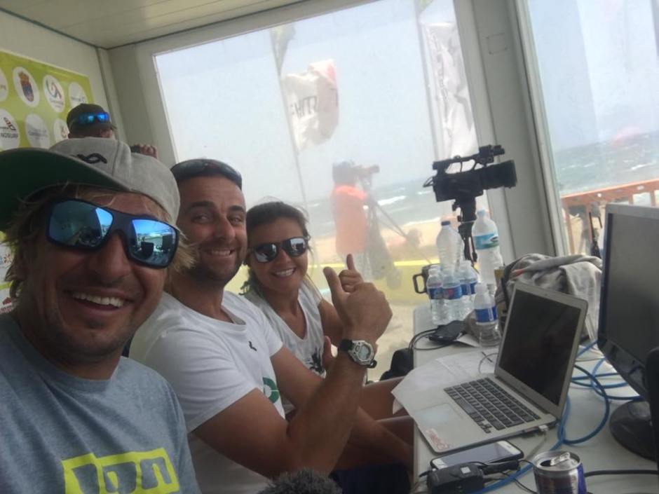 In teh PWA commentary booth