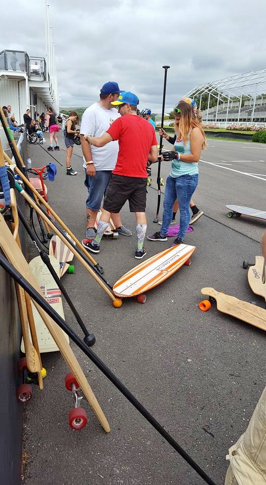 Land paddle melee at South Coast Roll Summer 2016