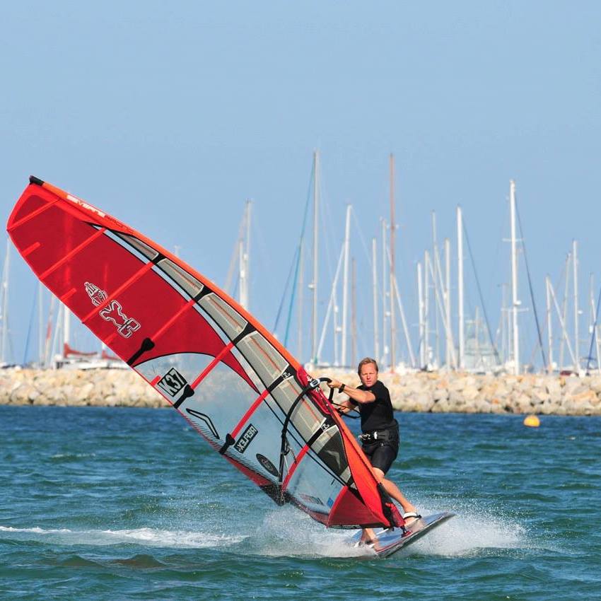 Ant Todd slalom windsurfing Weymouth