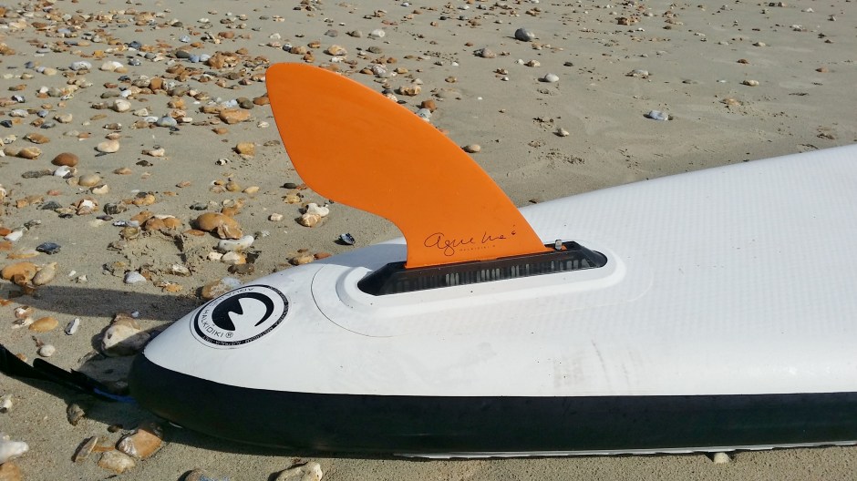 Aqua Inc Airirder 14ft iSUP fin configuration