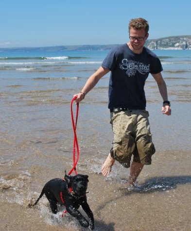 Charlie Cripwell and friend