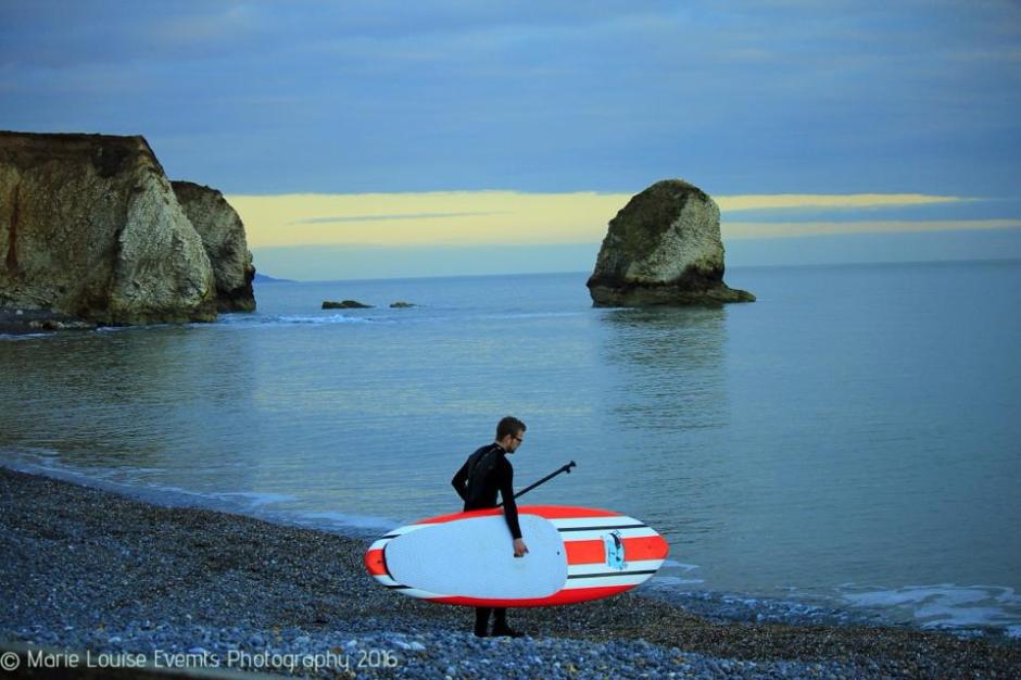 Charlie Cripwell morning SUP