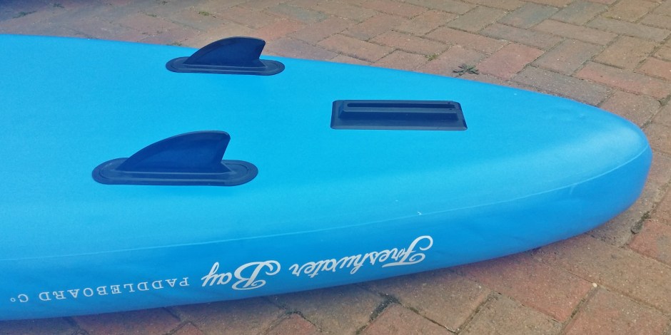 Freshwater Bay Paddleboard Co inflatable fin configuration