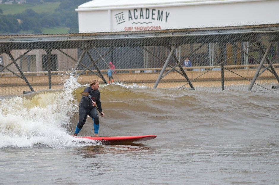 reuben May at Surf Snowdonia