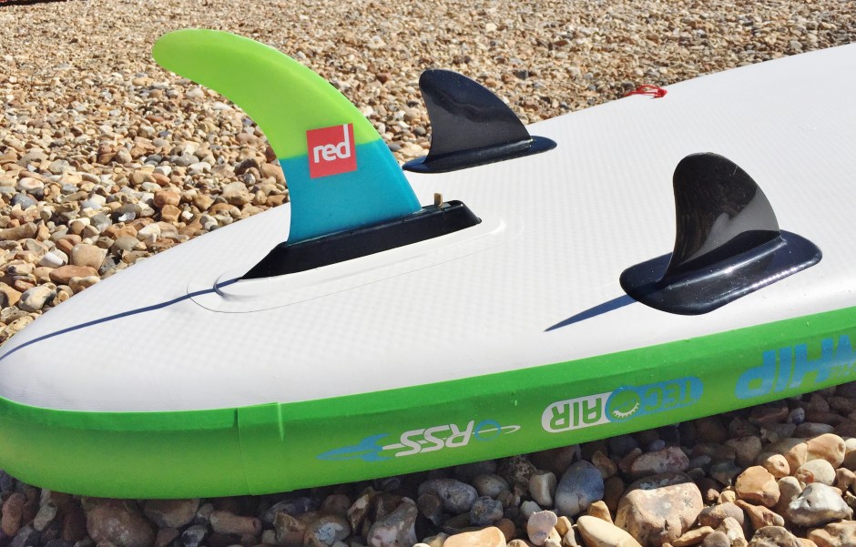 Red Paddle Co The Whip fin configuration