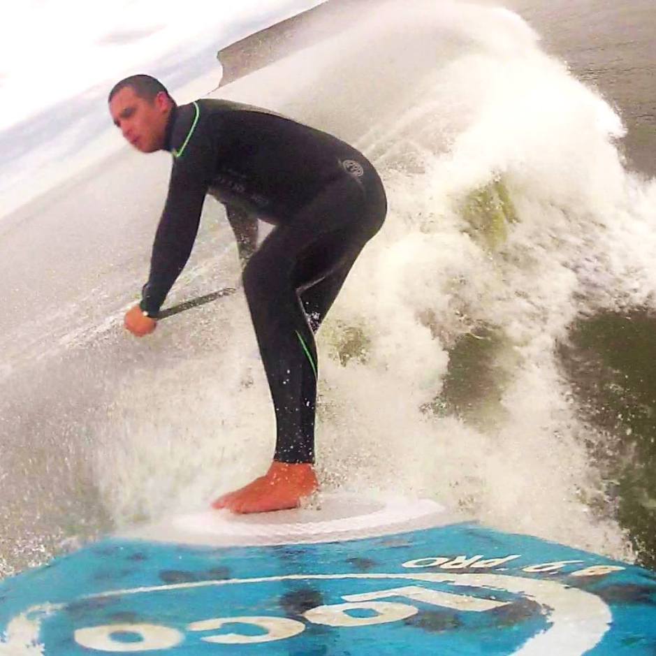 Joe Thwaites booffing it