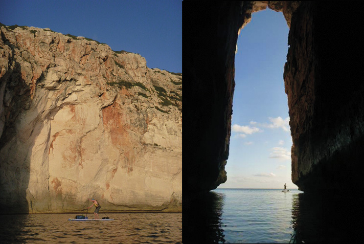 SUP circumnavigation of Menorca - Roger Chandler