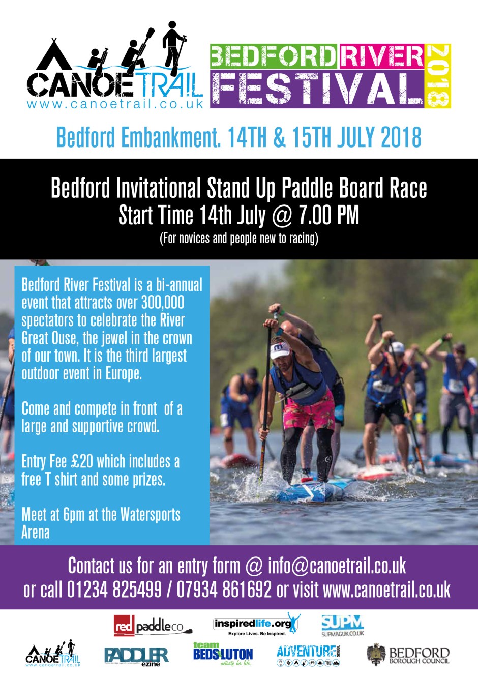 Bedford River Festival Stand Up Paddle Board Race