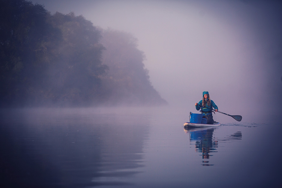 Cal Major on the River Severn