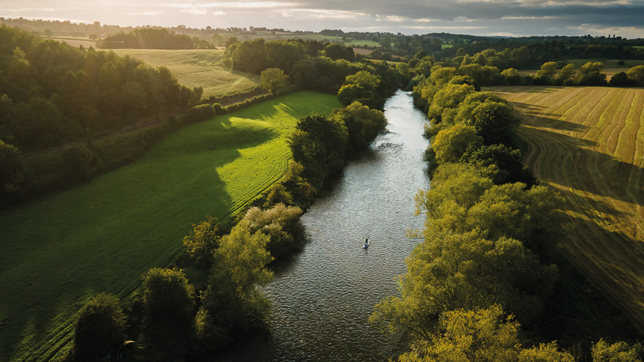 Cal Major on the River Severn