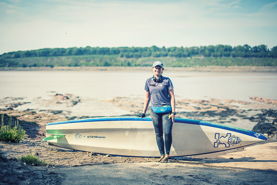 Cal Major on the River Severn