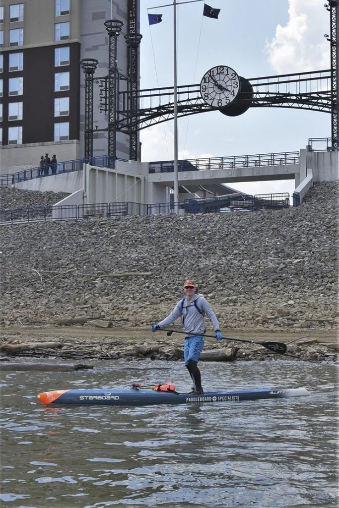 Adrian Angell on the Ohio River