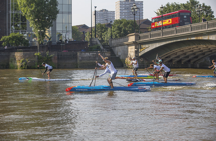 Connor Baxter on the Thames