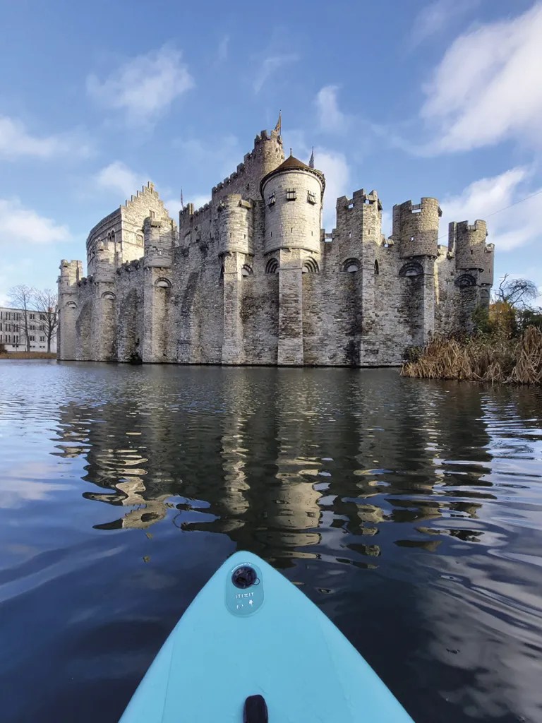 The Leie River in Ghent