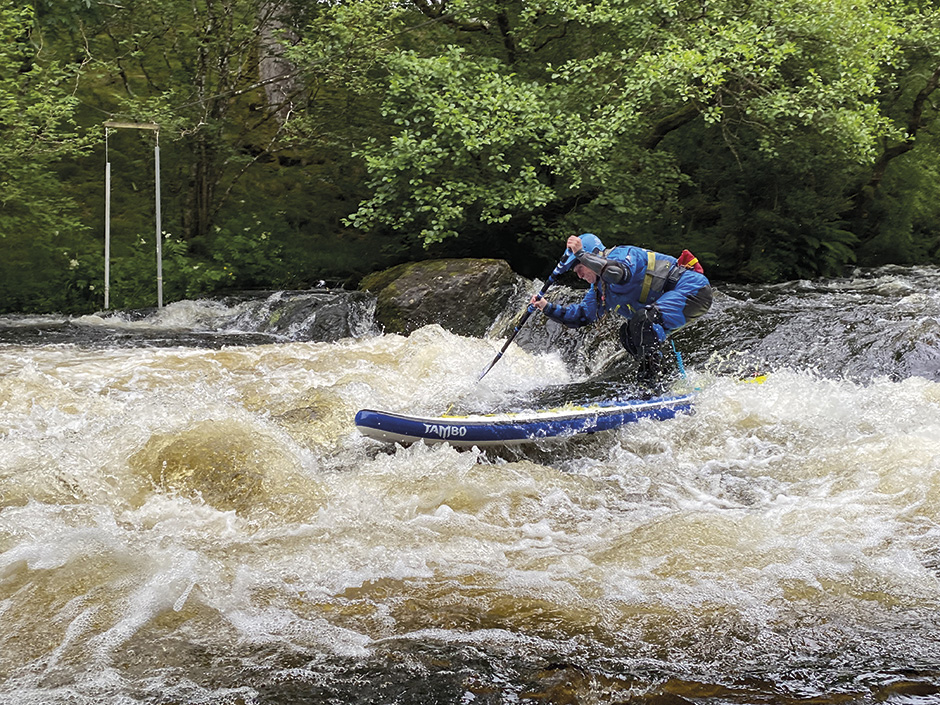 Louise Royle on the Tryweryn