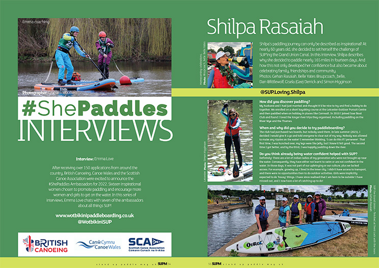 #ShePaddles interview Shilpa Rasaiah