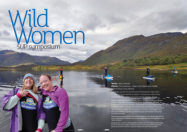 Wild women SUP symposium by Helen Trehoret