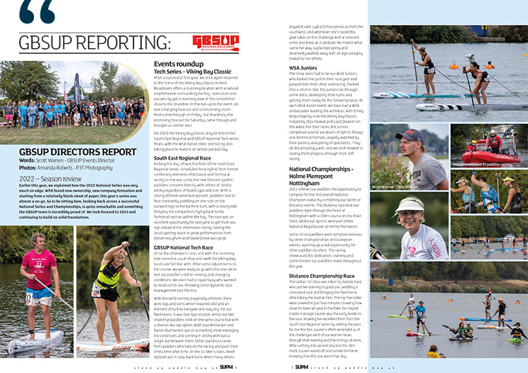 GBSUP reports By Scott Warren