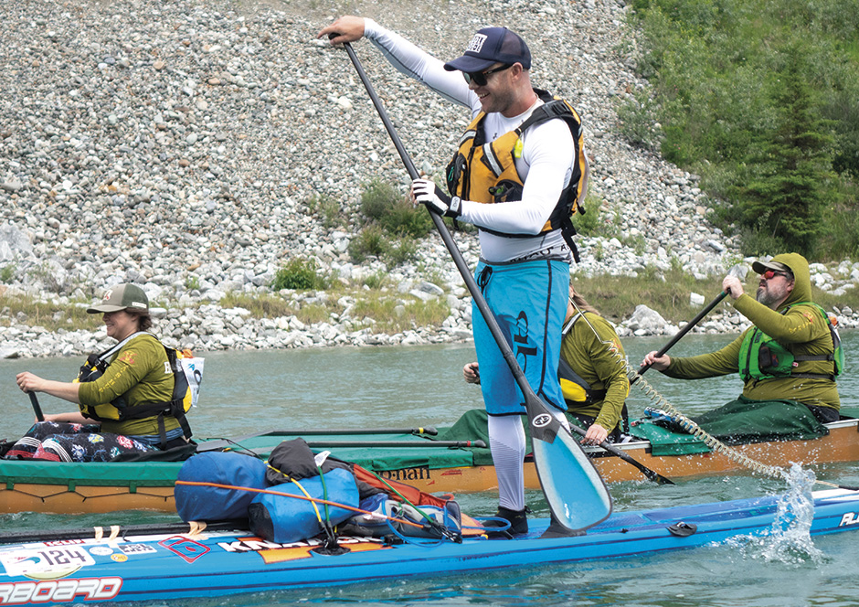Christopher Parker
Yukon River Quest, 2019.
Photo: Trevor Tunnington,
Ultra Paddle League
