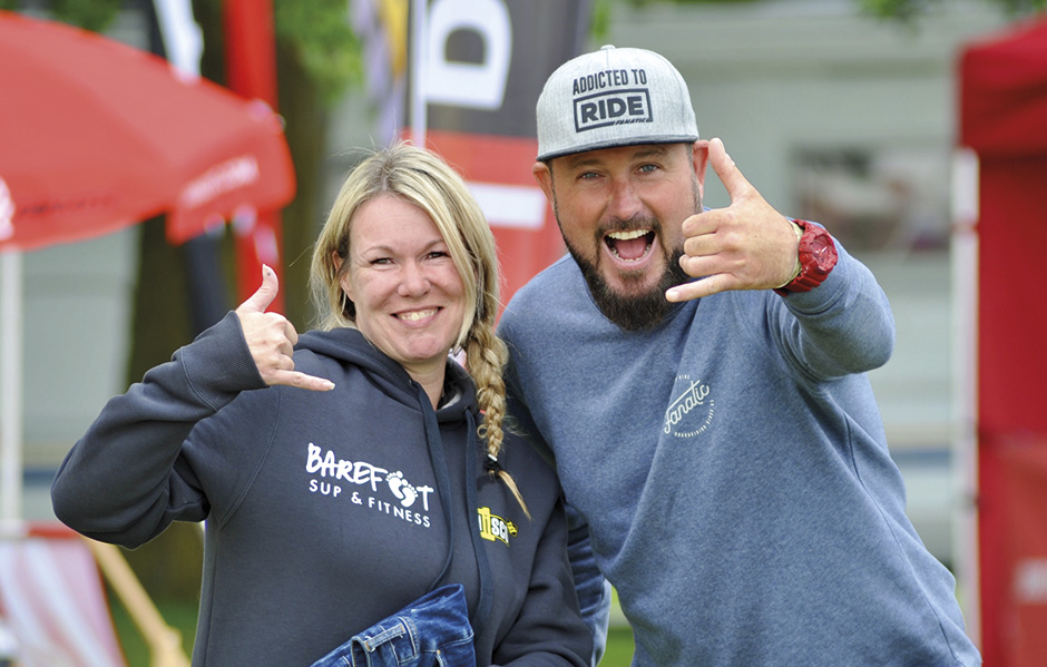 Sam Rutt with Jay ‘JSUP’ Manning