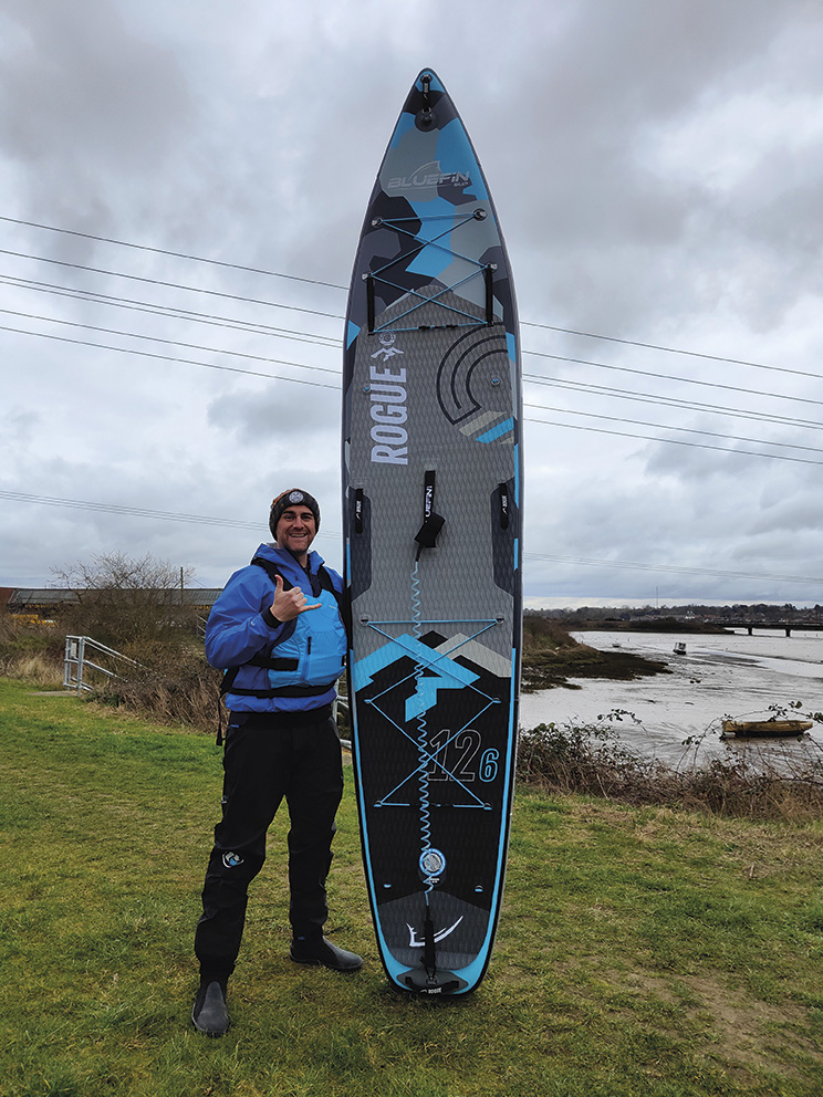 Bluefin Rogue 12’6” x 30” inflatable touring board