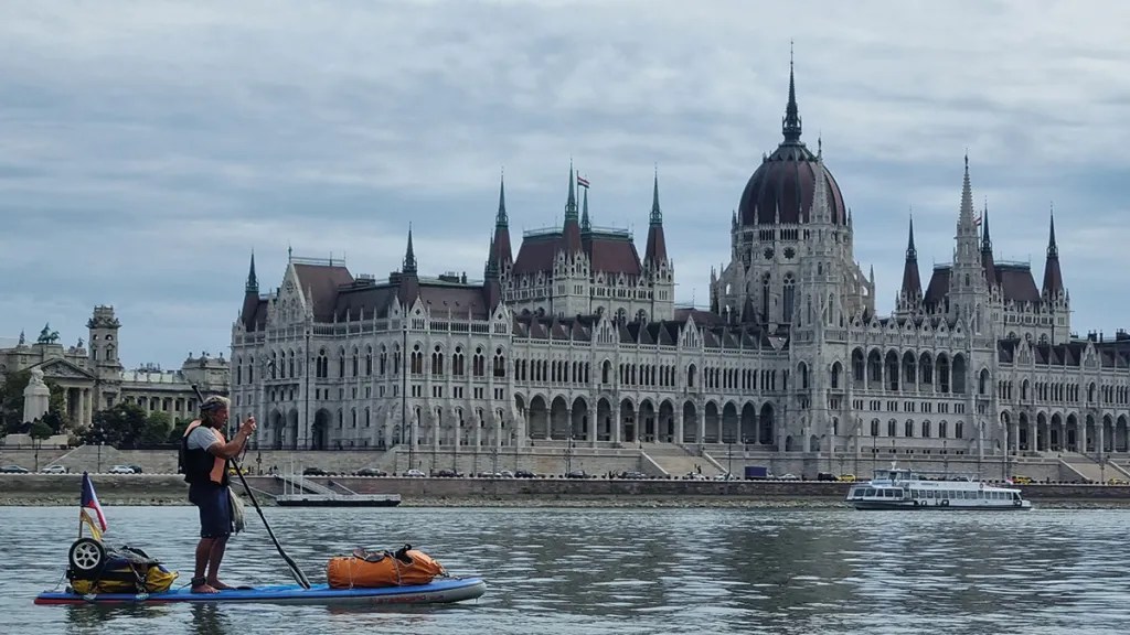 Ludek and Parliament Buildings