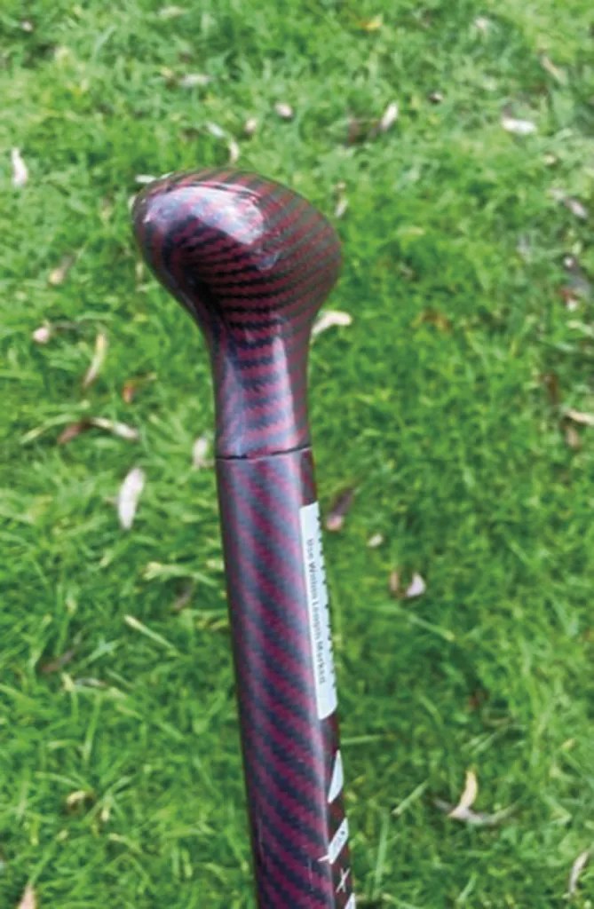 EOEPS Red Kevlar SUP paddle