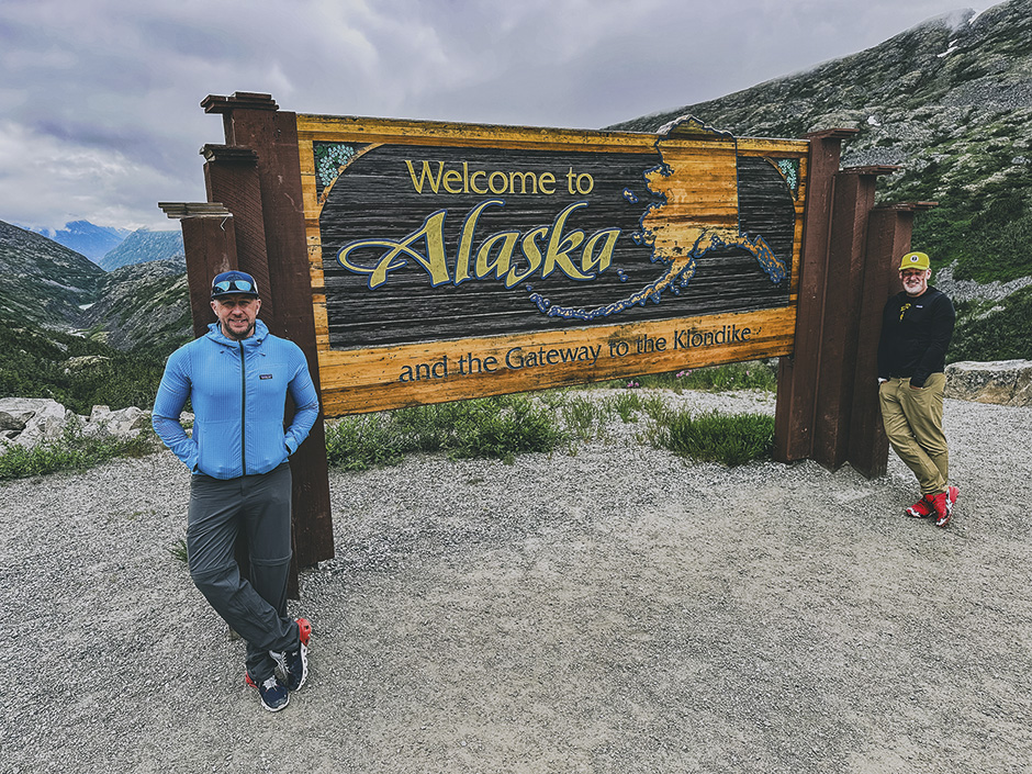 Skip and Craig a few days before the start of the race