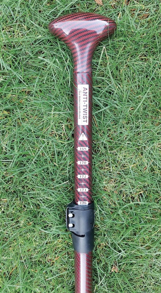 EOEPS Red Kevlar SUP paddle