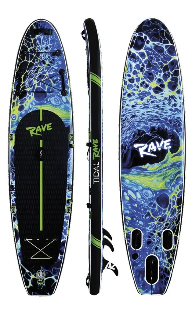 Tidal Rave Acrylic iSUP Plazma 10’6 x 32” x 6”