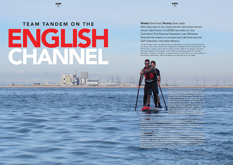 English Channel SUP by Joe Cartwright and David Haze