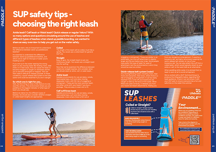 SUP safety tips by Paddle UK
