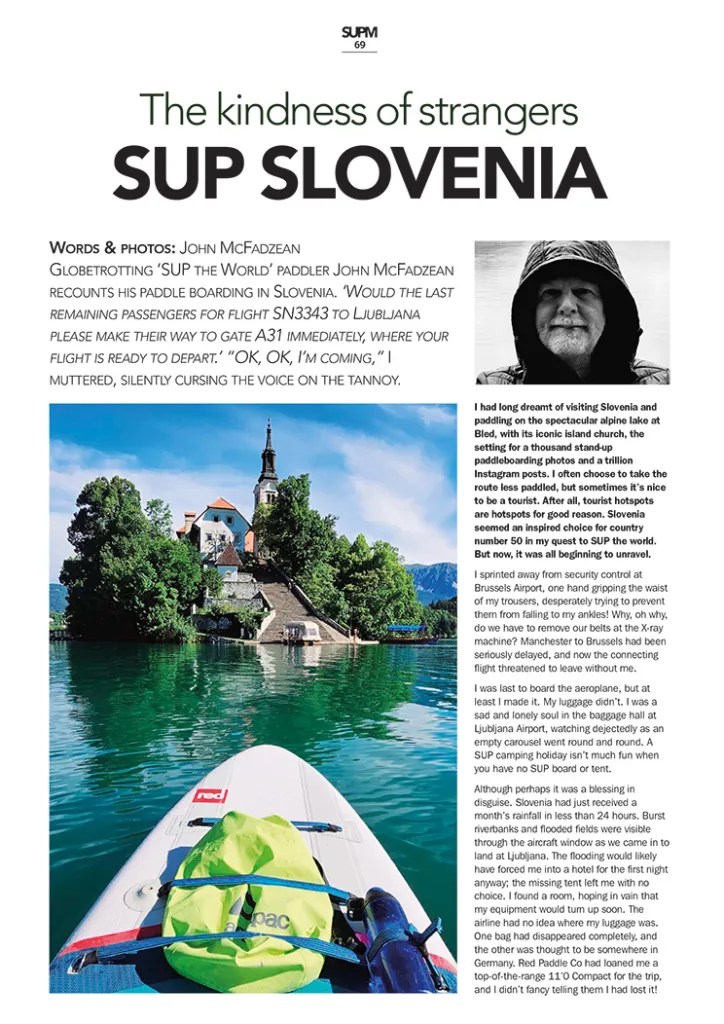 Slovenia SUP by John McFadzean