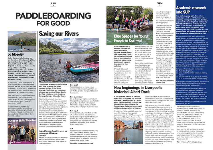 Paddleboarding for good by Jo Moseley