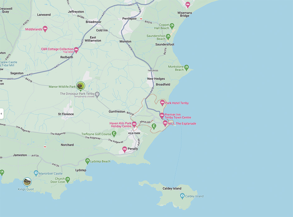 Stand up paddleboarding in Pembrokeshire, South Wales