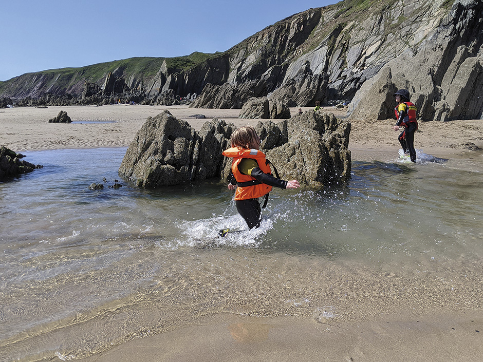 Stand up paddleboarding in Pembrokeshire, South Wales