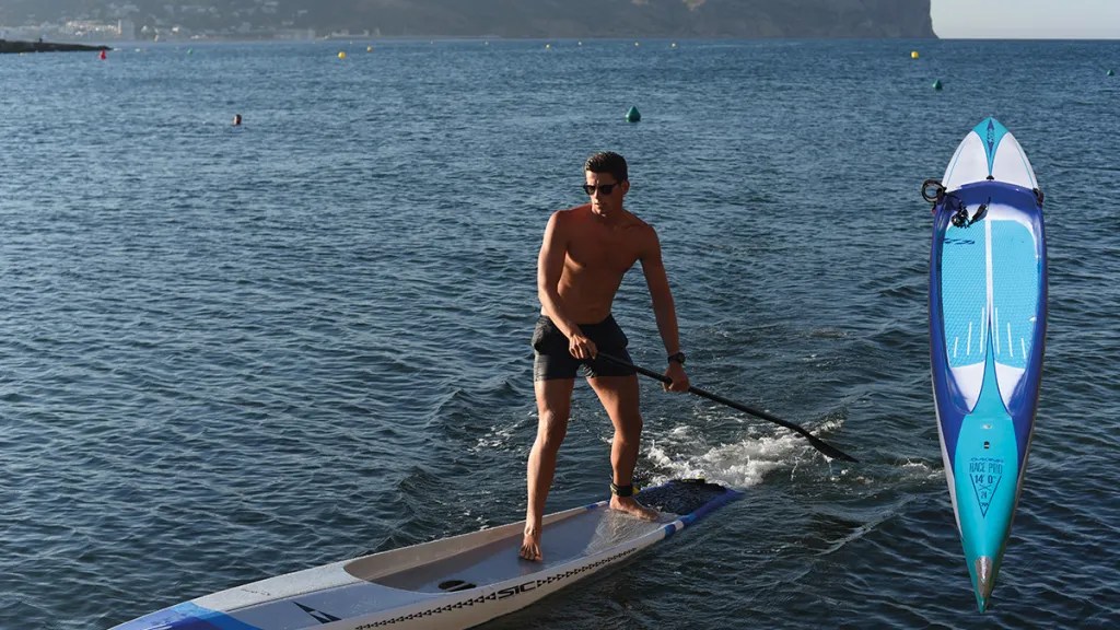 Practice stepping back into surf stance on the flat
