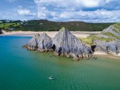 The Three Sisters Photo: Swansea Bay Tourism Further info on visiting Swansea Bay please go to www.visitswanseabay.com
