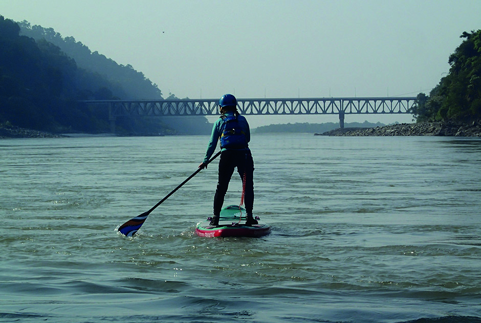 Louise Royle on the Sun Kosi