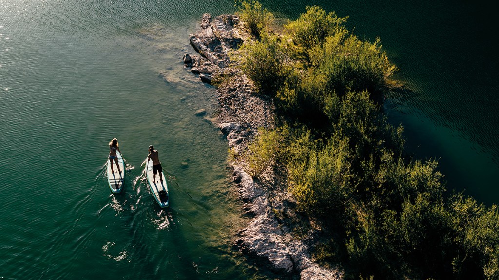Lake Sylvenstein SUP